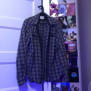 Vintage plaid button down